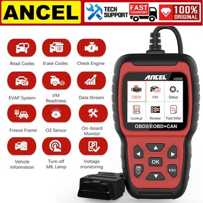 ANCEL AS500 Car OBD2 Scanner Diagnostic Tool Auto Check Engine Code Reader