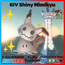 ✨ Shiny Mimikyu 6IV ✨ Mega Dimension Pokemon Legends ZA Ready 🚀 Fast 🚀