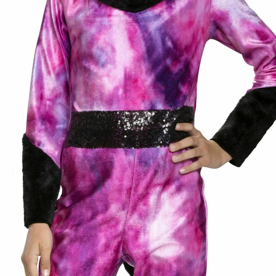 Halloween Girls' Tie-dye Unicorn Costume Small (4-6) - Image 2 of 3