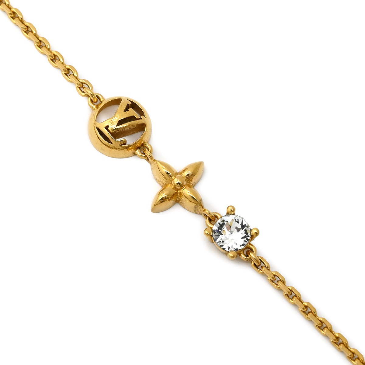 Louis Vuitton Bracelet Petit GP M00374 Circle Monogram Flower 315083 View 5