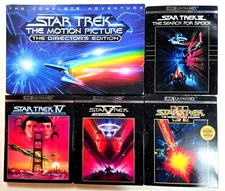 STAR TREK: Motion Picture Complete Adventure 4K & ST III,IV,V,VI 4K+Slip Cover