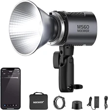 MS60 LED Video Light with 2.4G/APP Control 65W 5600K Daylight Mini COB MS60