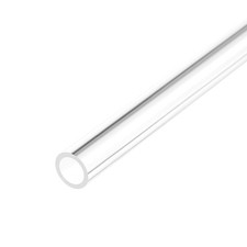 Clear Rigid Acrylic Pipe 6mm ID x 8mm OD x 0.5m 1mm T Round Tube