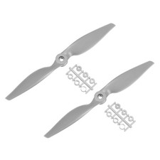 MECCANIXITY 2Pcs 11x5.5 Inch Propeller RC Propellers 2-Vane Blades Props Gray...