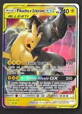 Pokemon Pikachu e Zekrom Gx 33/181 | Gioco di Squadra Italiano | Near Mint