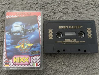 NIGHT RAIDER - RARE KIXX Complete - Commodore 64 C64 C128 - GETESTET vgc 