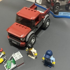 Used Lego City 60128 Police Pursuit incomplete Read Desc.