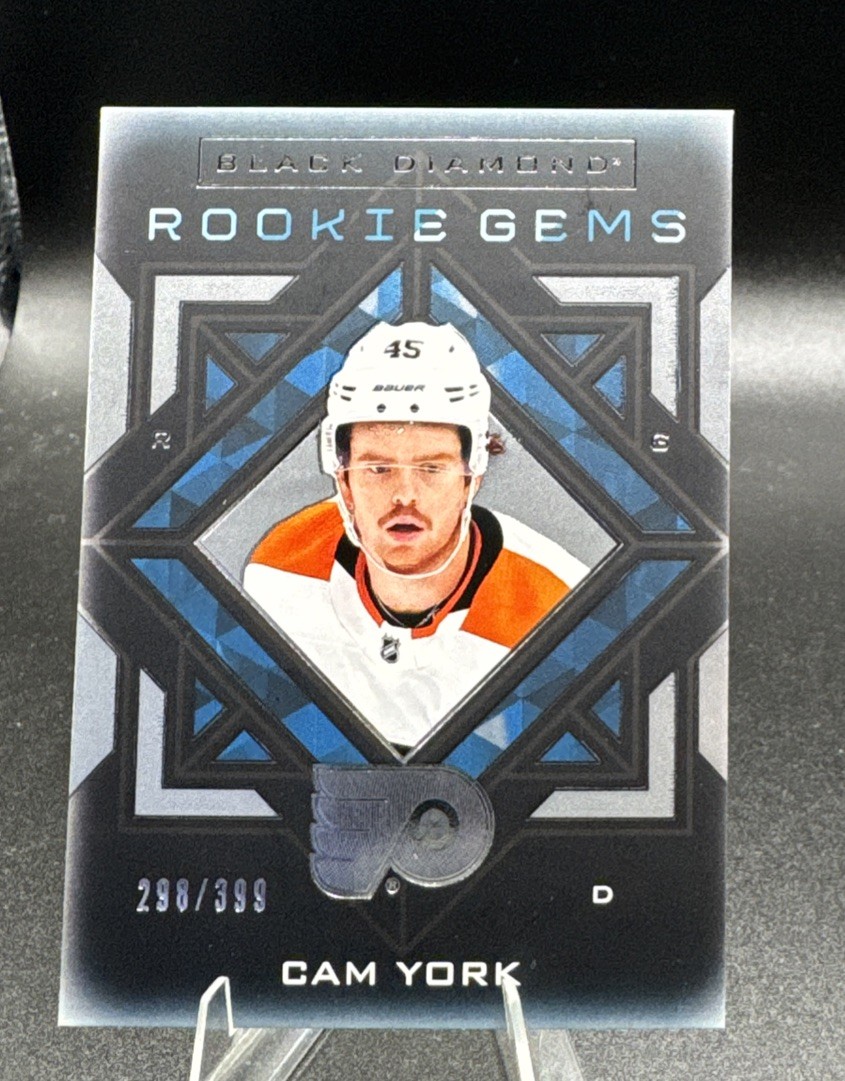 2021-22 Upper Deck Black Diamond - Rookie Gems #RG-CY Cam York /399 (RC)