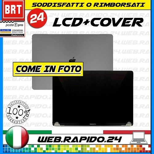 Schermo LED Completo Di Ricambio Per MacBook Pro 13" A1706/A1708 (Late 2016, Mid 2017) Retina, Grigio Siderale - 3