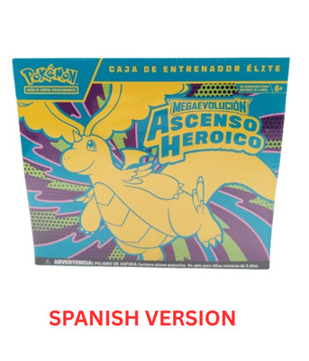 Pokemon TCG SPANISH Mega Evolution Ascended Heroes Elite Trainer Box