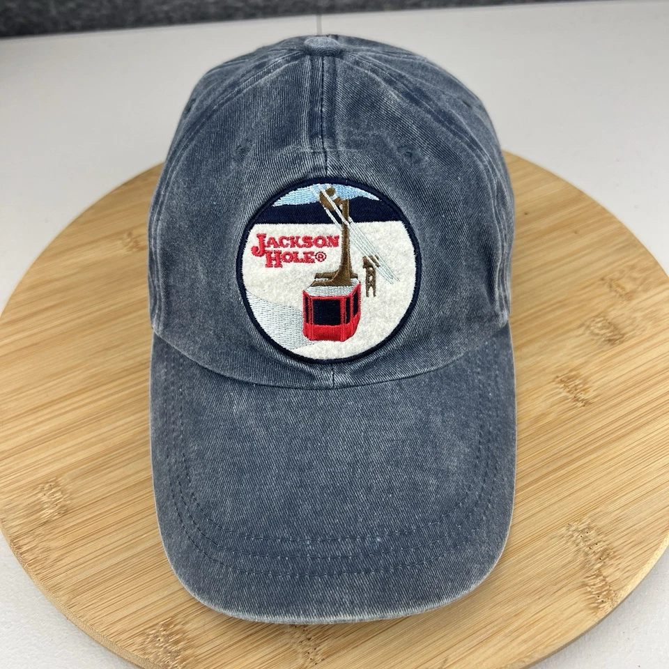 Jackson Hole Last Box 2006 gorra elevador de esquí gorra Stapback Ouray azul bordado Foto 2 de 4