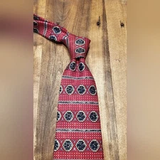 Mark Alexander All Silk Geometric Tie