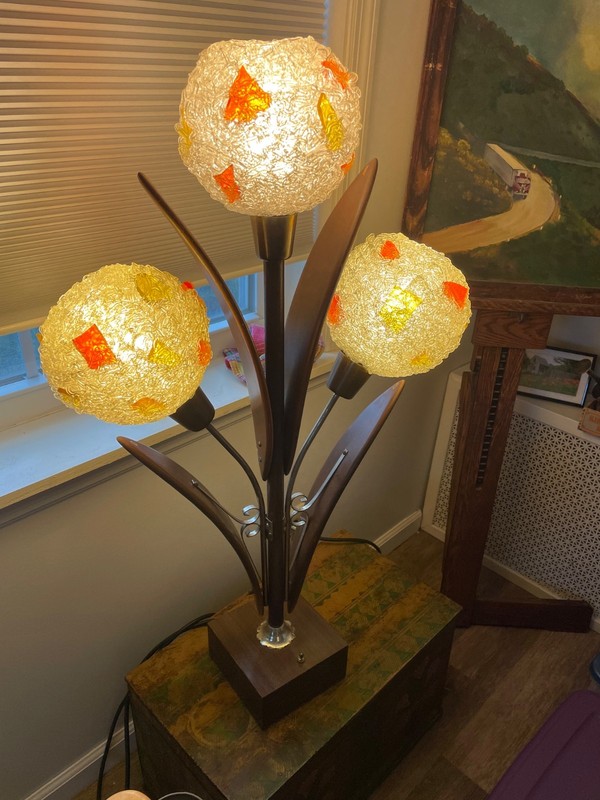mid century spaghetti lamp