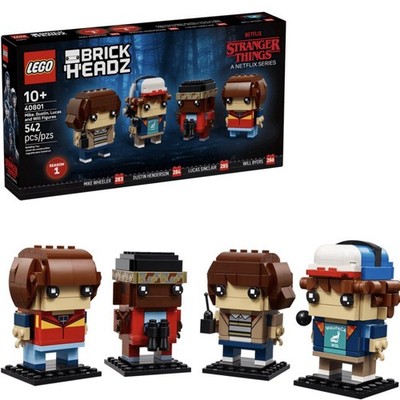 LEGO 40801 Brickheadz Stranger Things Mike Dustin Lucas Will 542pcs Sealed