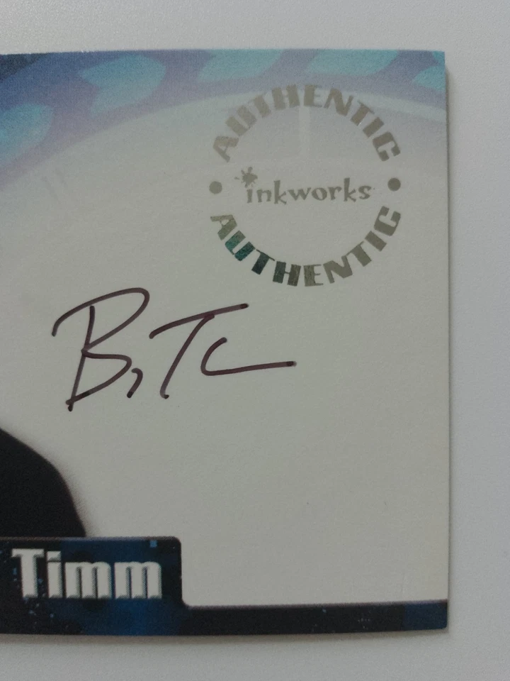 Bruce Timm Inkworks 2003 Liga de la Justicia autógrafo productor A1 Foto 4 de 4