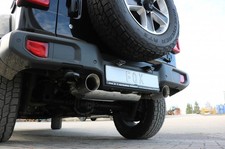 FOX Sportauspuffanlage Jeep Wrangler IV JL, Bj. ab 2018, 1x100mm rund re/li