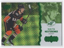#145 2023-24 Upper Deck Ice GREEN Nikita Nesterenko RC Anaheim Ducks