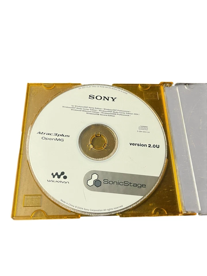 Sony SonicStage Atrac3plus OpenMG Version 2.0U For Walkman CD-ROM - Image 3 of 3