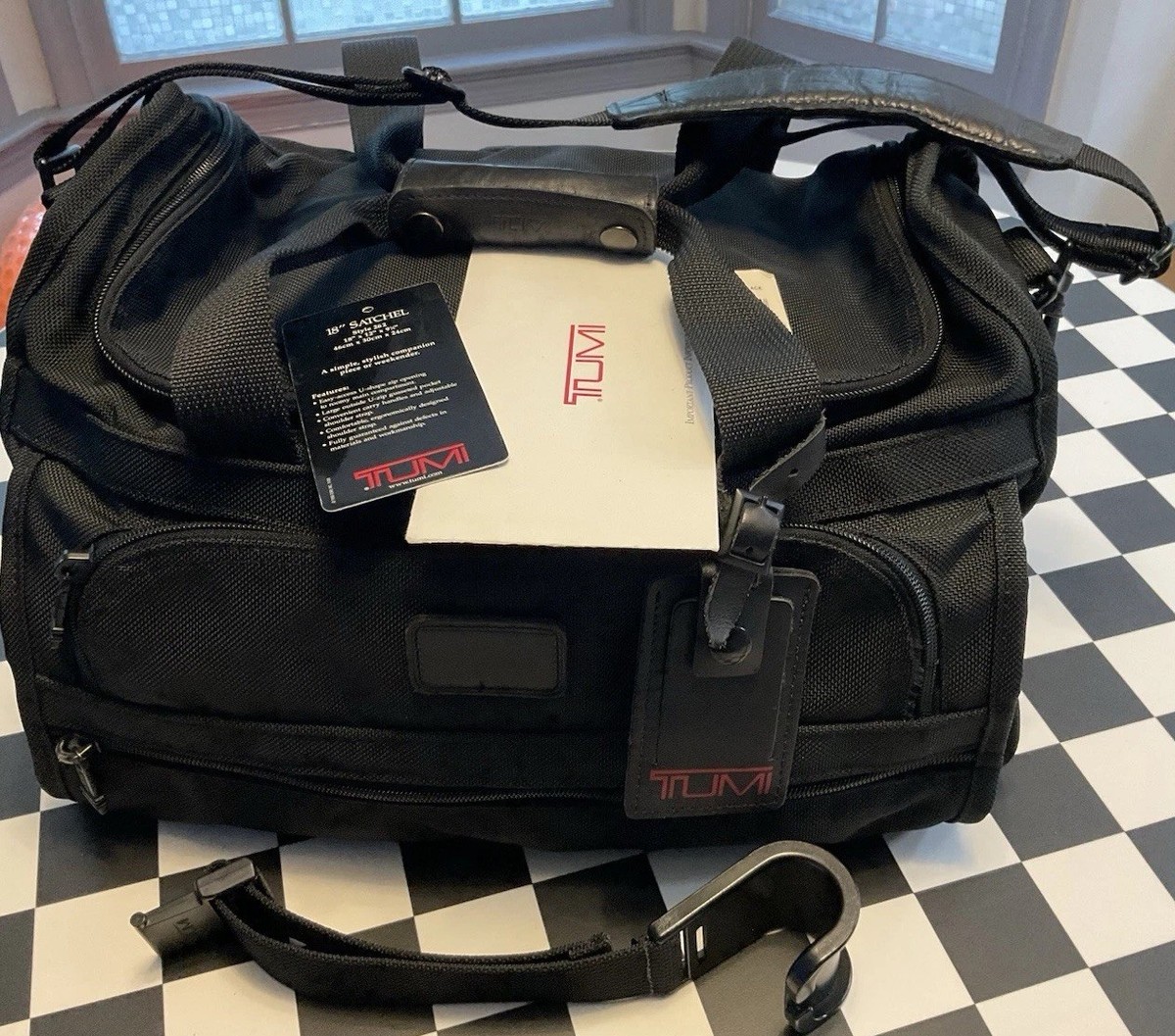 Ballistic Nylon Tumi Travel Satchel 022249de Tumi 18” Soft Case
