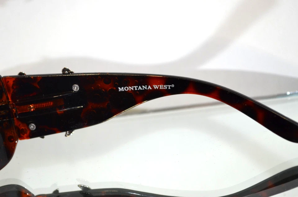 Gafas de sol INSANE Montana West carey pedrería Cross Angel SGS-001 Foto 4 de 4