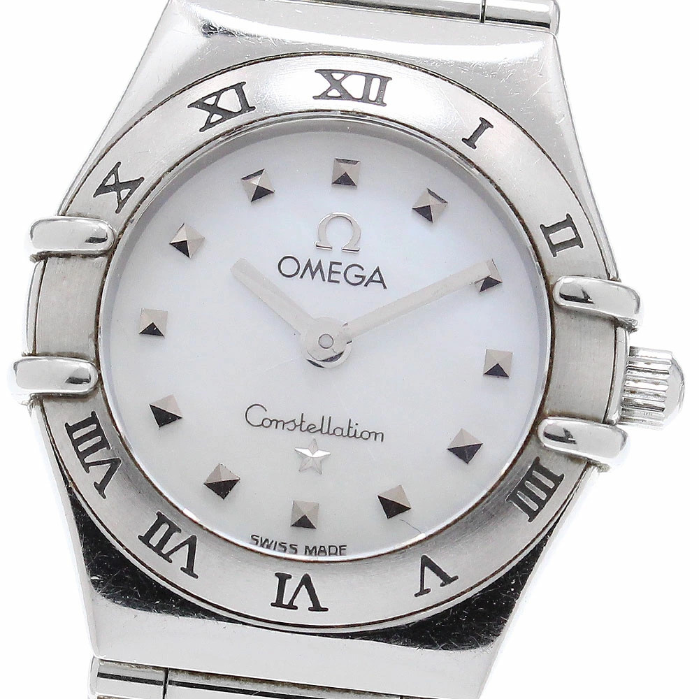 Omega Constellation Quartz Ladies Watch B, Used, Guarantee From Japan