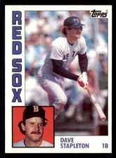 1984 Topps #653 Dave Stapleton Boston Red Sox