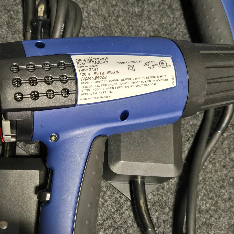 Pistola de calor profesional industrial digital LCD STEINEL HG 2310 110 V 1200 grados Foto 3 de 4