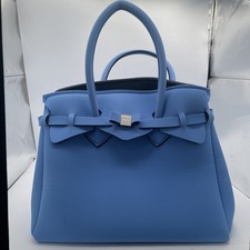 SAVE MY BAG - Light Blue Black Chemical Fiber...