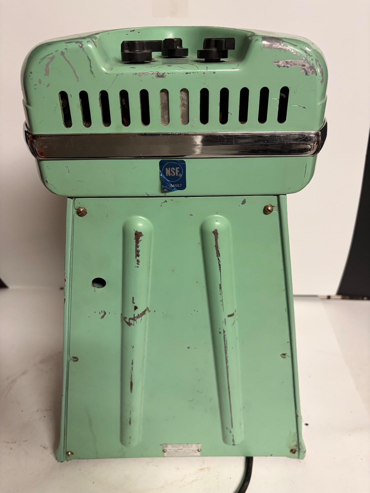 Vintage Hamilton Beach Jadeite Triple 3 Head Milkshake Malt Maker Machine #940