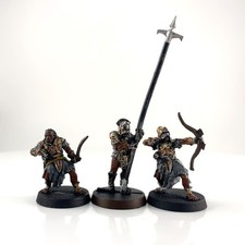 X3 Uruk-Hai Scouts Metal Warhammer LotR P-00NZS