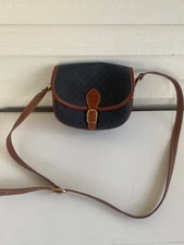 Longchamp Shoulder Bag Pvc Leather Black Original Women Bag Shoulder strap