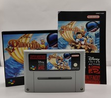 Pinocchio SNES Super Nintendo PAL Boxed With Manual