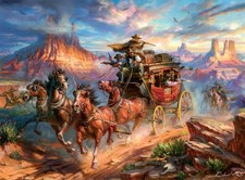 Buffalo Games Wild West, 1000 Piece Jigsaw Puzzle 1000, West