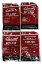 Lot (4) Coleman (2pk ea) Quick Install Insta-Clip #21 Lantern Mantles Unopened