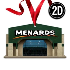 Menards Acrylic Christmas Ornament Home Improvement Hardware Store Gift 004