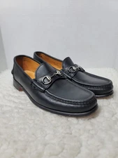 Chippewa Black Leather Horsebit Loafers Shoes Men’s 9C Handcrafted USA 2337