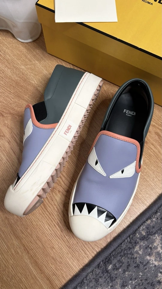 Fendi Monster Eyes Slip-on - Imagen 3 de 4