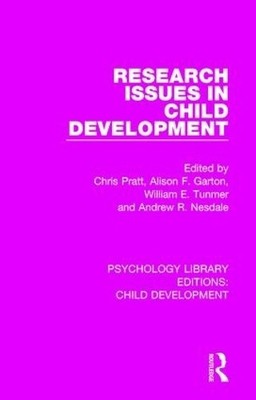 Research Issues in Child Development - 9781138501010