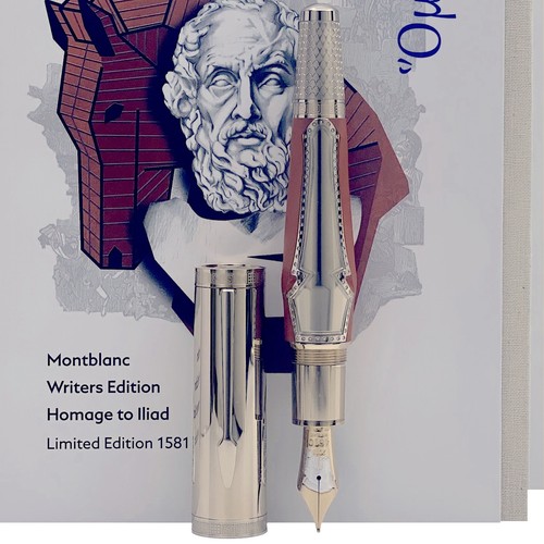 MONTBLANC Writers Edition Homage to Iliad Homer 1581 FÜLLFEDERHALTER 117887 NEU - Picture 7 of 8