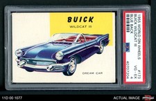 1954 Topps World on Wheels #173 Buick Wildcat III PSA 4 - VG/EX