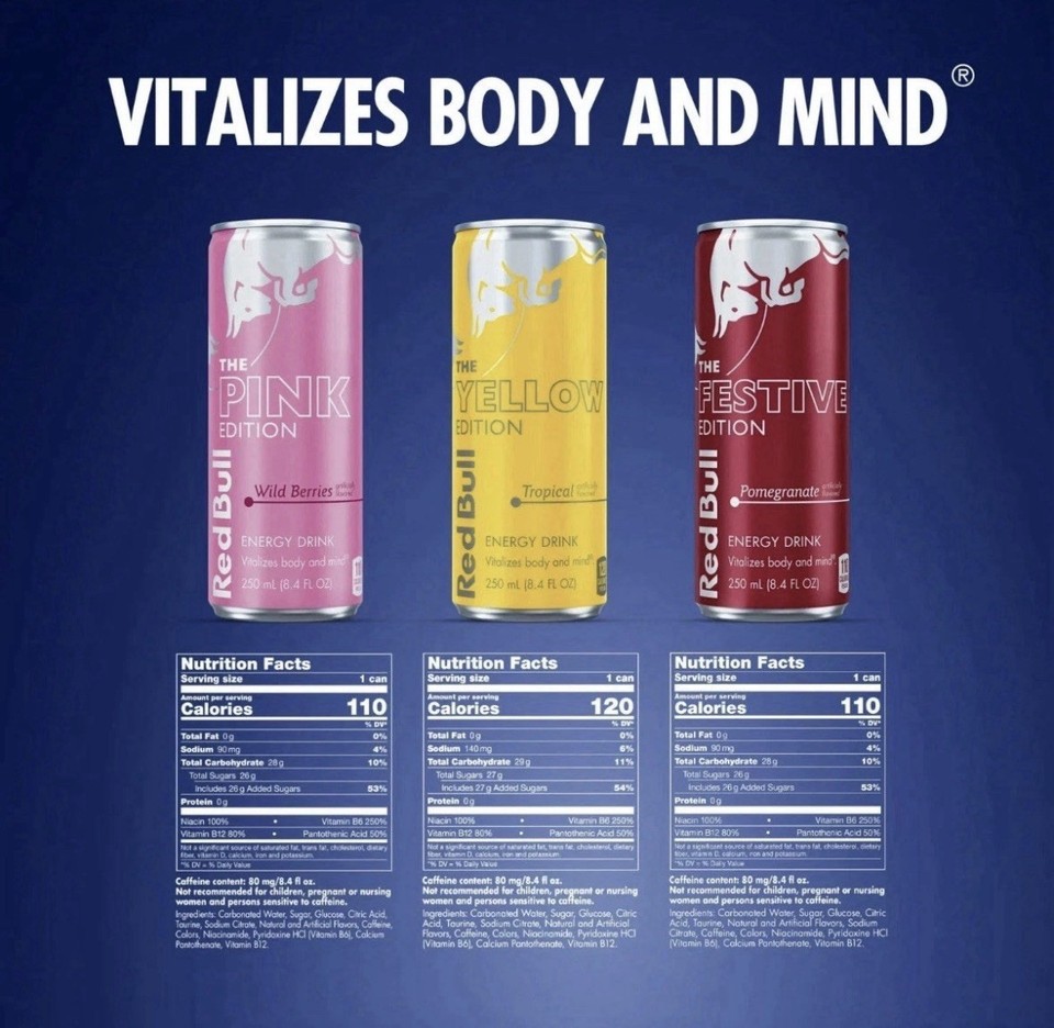 Red Bull Energy Drink Variety Advent Calendar Pack 2025 - In Hand | eBay