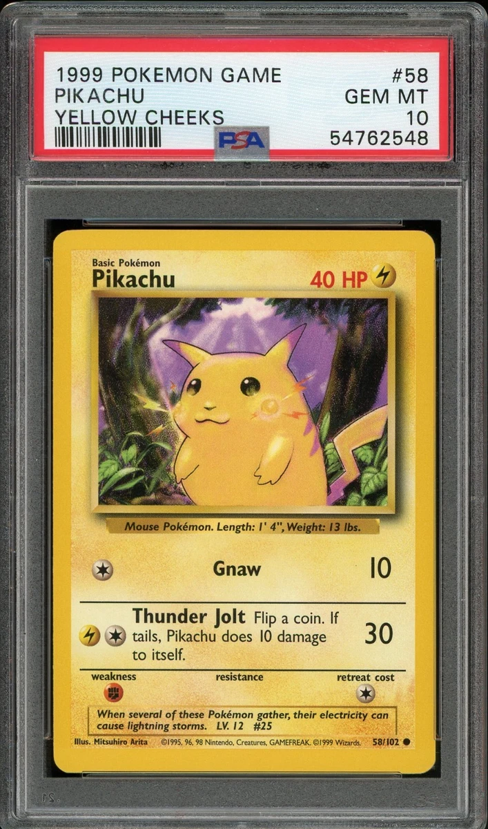 25+ Pikachu Pokémon TCG Individual Trading Card Games Base Set in