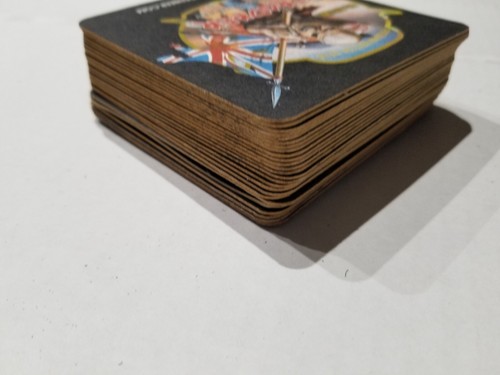 RARE Iron Maiden Trooper Premium British Beer Board Drink Coasters LOT OF 25 - Bild 7 von 8