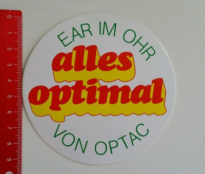 Sticker/Decal: Ear in the ear everything optimal by Optac (2305169)