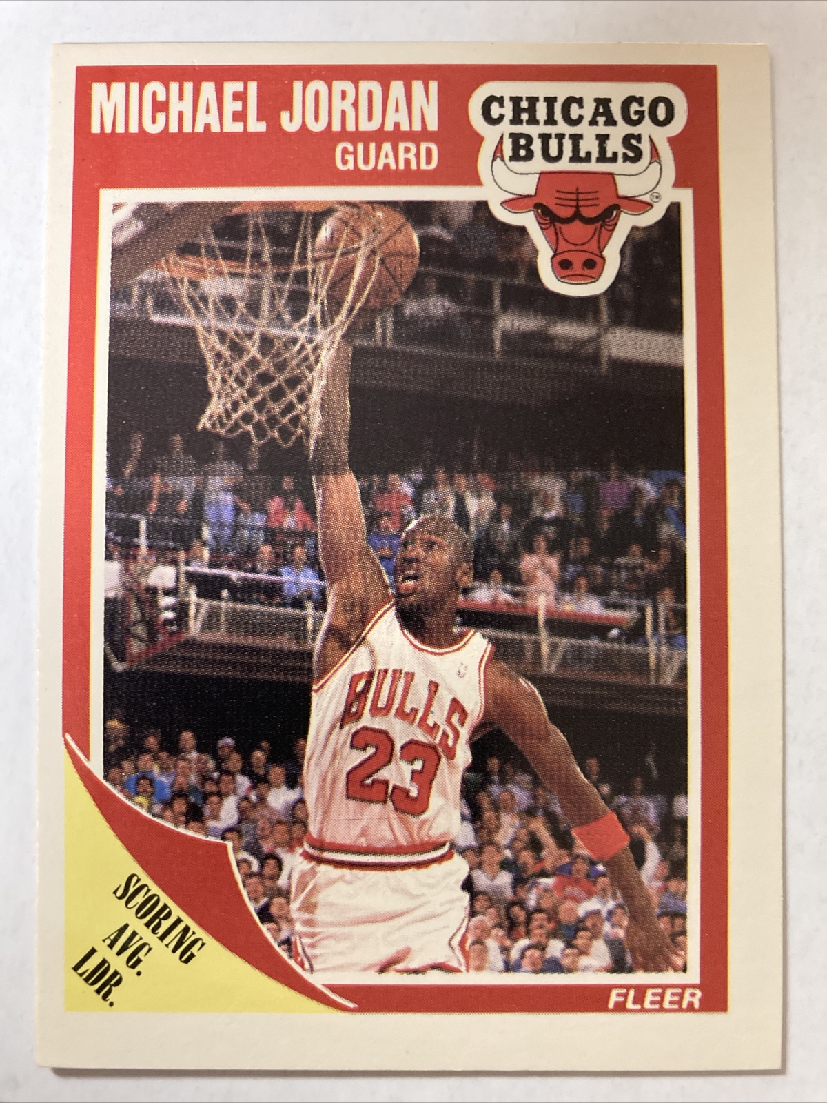 Michael Jordan 1989 1989-1990 FLEER Card #21 (349)