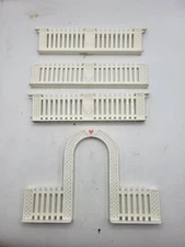 Vintage Playskool Loving Family Victorian Dollhouse Fence Backyard Garden Lot