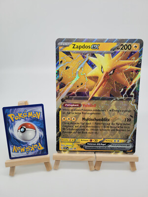 Pokemon Karte: Zapdos EX SVP 049 -  XXL | Jumbo | A5 | Oversize | Deutsch