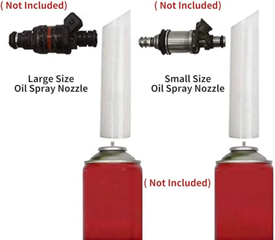 Nuevo Inyector de Combustible Limpiador Adaptador Hágalo Usted Mismo Kit Conjunto Coche Vehículo Herramienta Foto 4 de 4