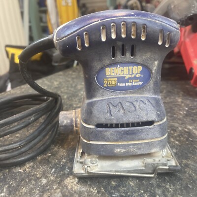 BenchTop Pro Palm Grip Sander  Only 1/4 Sheet PS180CN No dust bag TESTED WORKS 