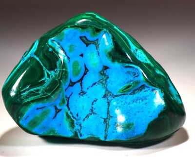 3.75 inch 1 lb 1.2 oz Top Vivid Chrysocolla with Malachite, Congo